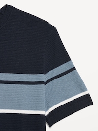 Relaxed Color-Block Sweater T-Shirt