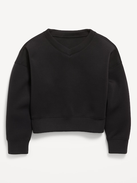 Bounce Fleece V-Neck Sweatshirt for Girls
