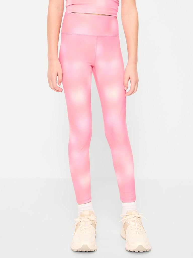 High-Waisted PowerSoft 7/8-Length Leggings for Girls