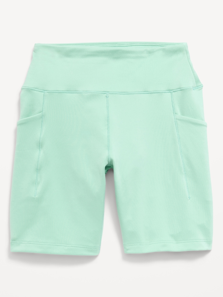 High-Waisted StudioSmooth Biker Shorts for Girls