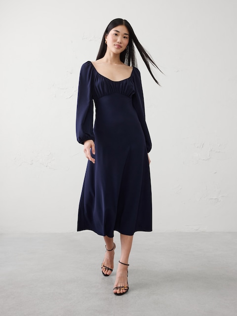 Women's Midi Dresses | Banana Republic Factory