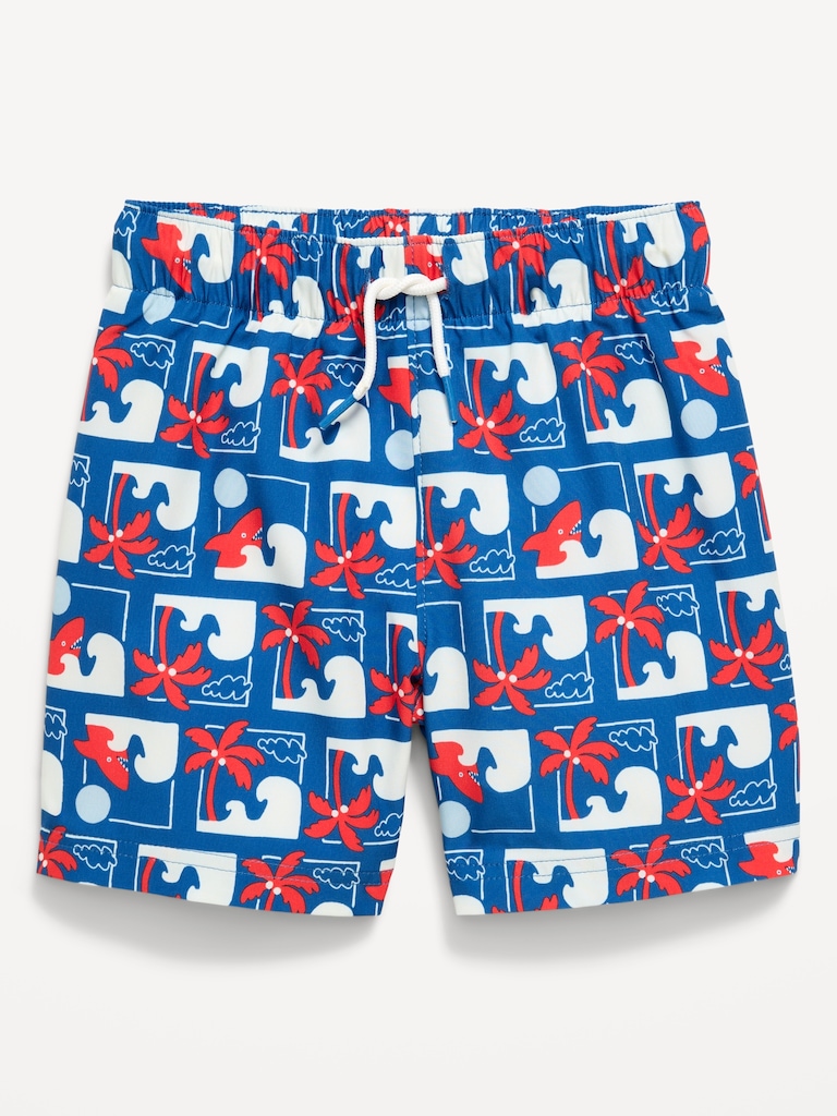 Printed Swim Trunks for Toddler Boys