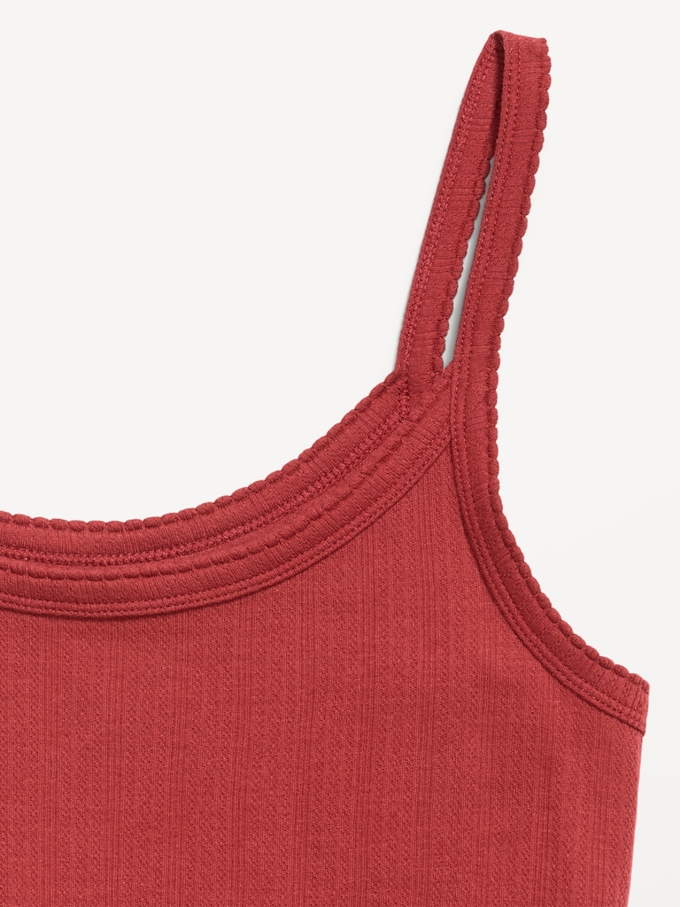 Pointelle Cami Tank Top
