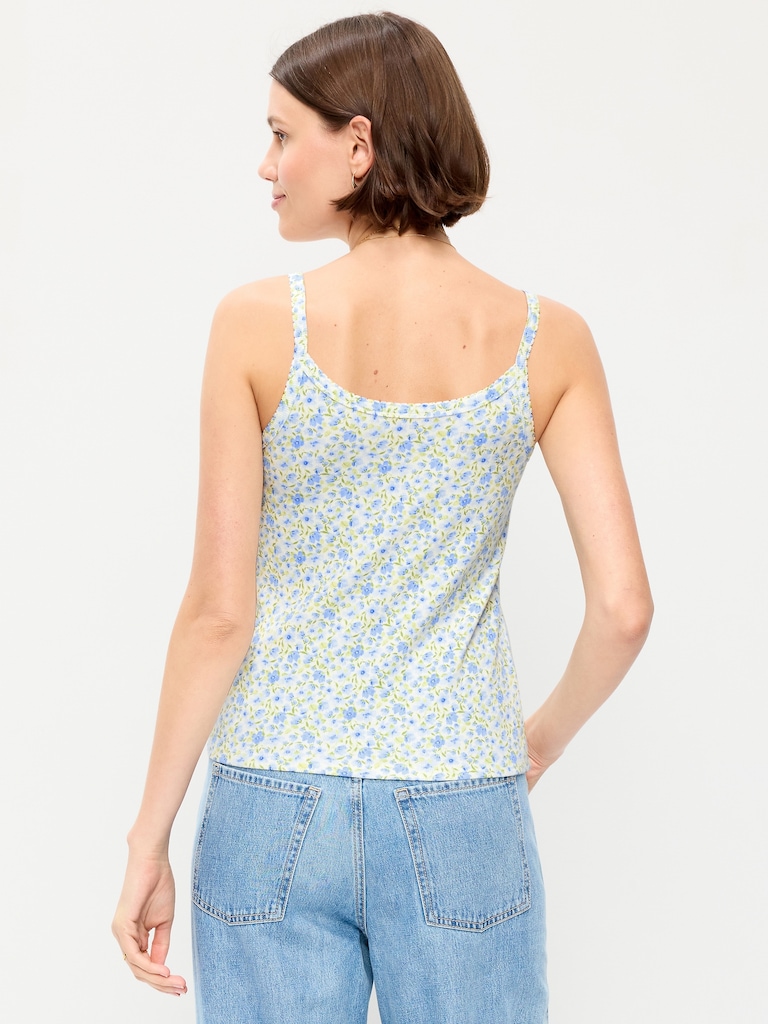 Pointelle Cami Tank Top