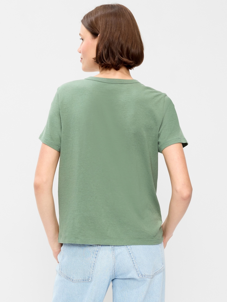 Crew-Neck Logo-Graphic T-Shirt