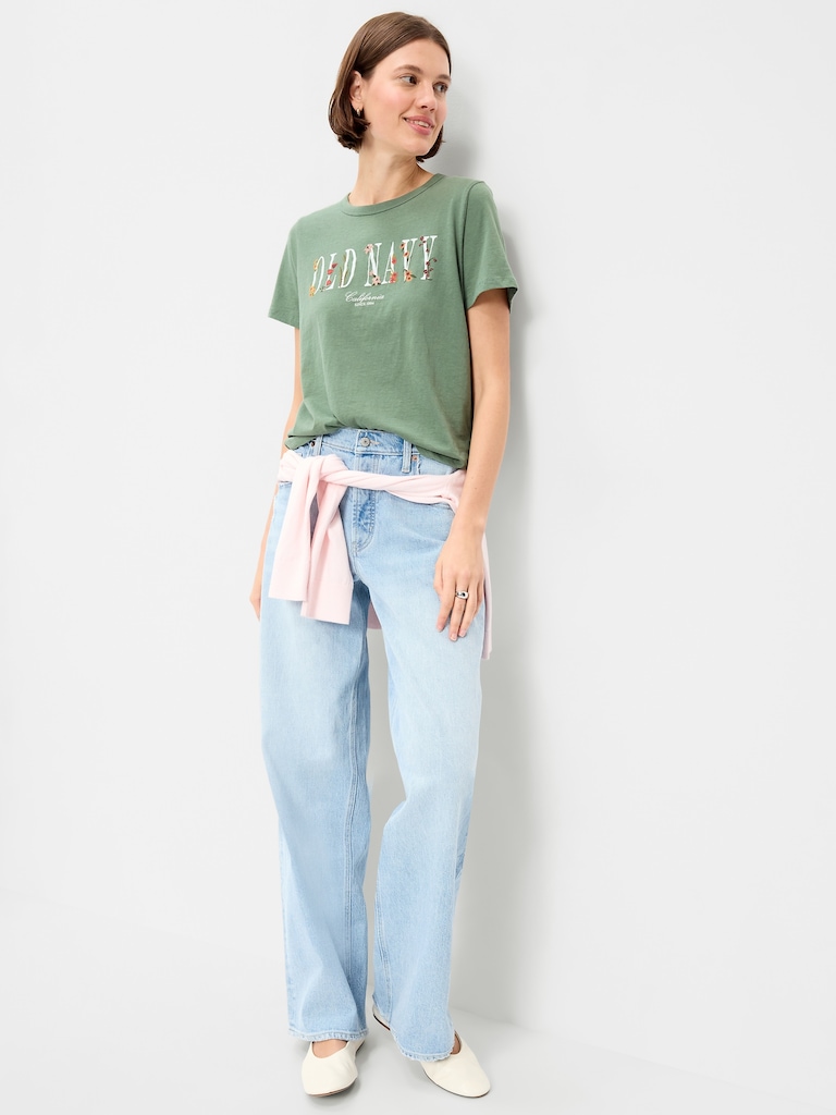 Crew-Neck Logo-Graphic T-Shirt