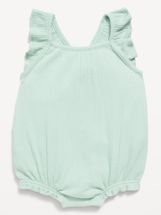 Sleeveless Sleeveless Ruffle-Trim Romper for Baby on clearance at Old Navy — 50% off