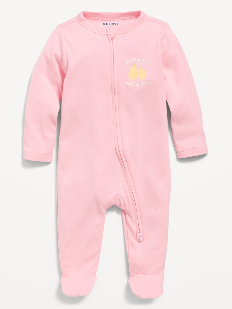 2-Way-Zip Sleep & Play Footed One-Piece for Baby