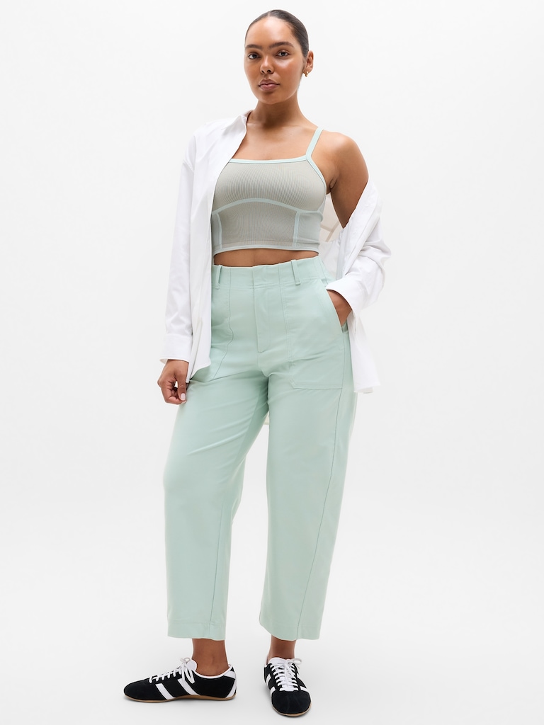 Skyline High Rise Barrel Leg Pant