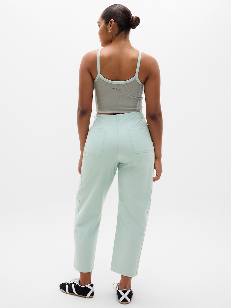 Skyline High Rise Barrel Leg Pant