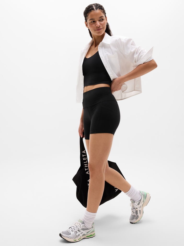 Salutation Stash High Rise 5" Short