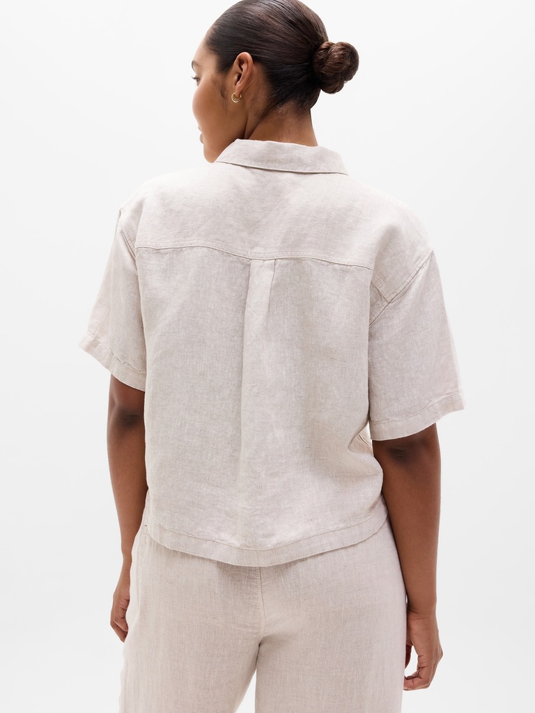 Retreat Linen Short Sleeve Shirt