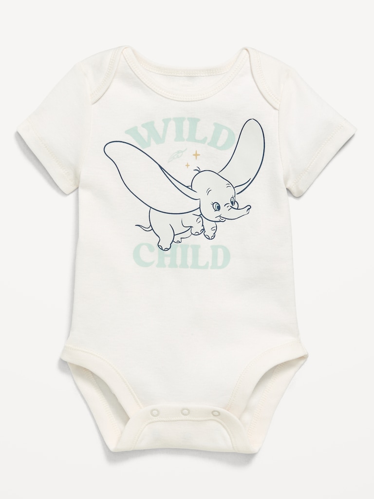 Disney© Dumbo Short-Sleeve Graphic Bodysuit for Baby