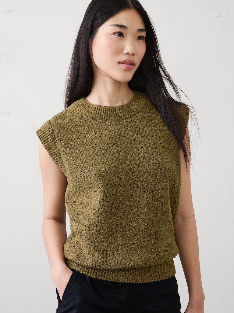 Boucle Sweater Vest