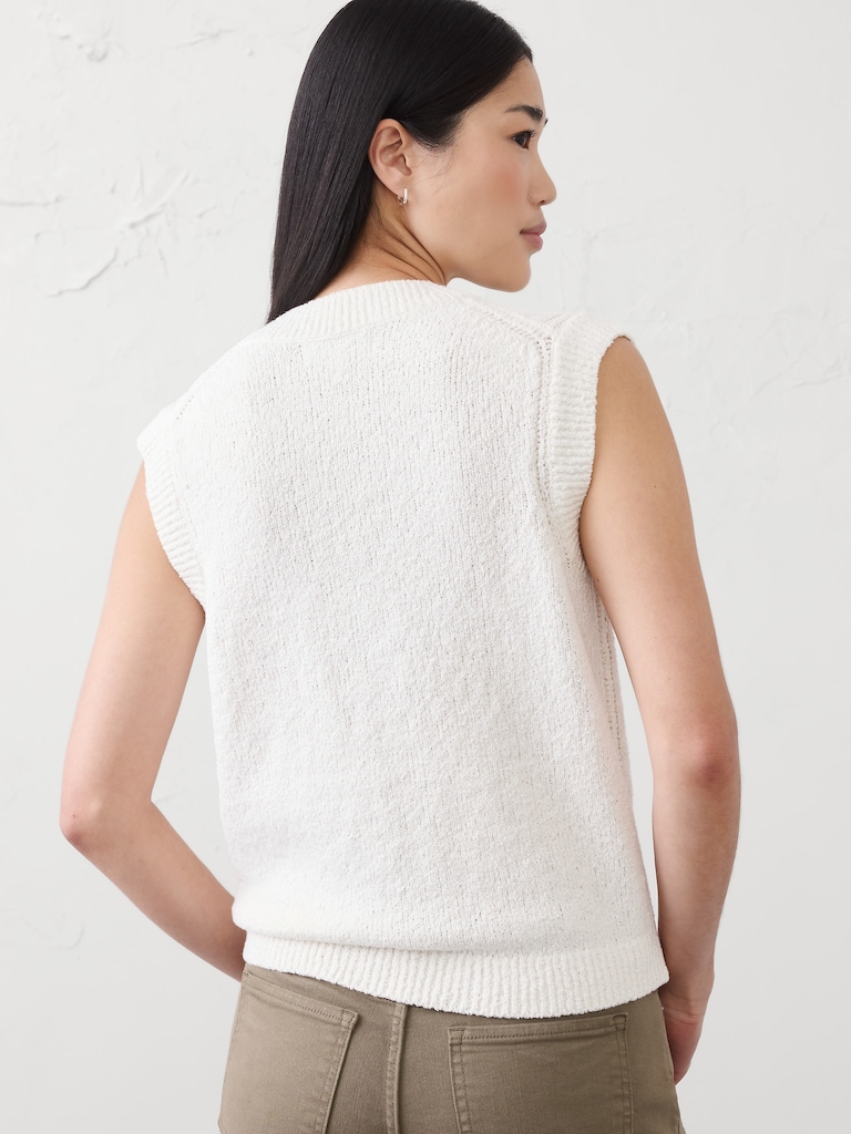 Boucle Sweater Vest