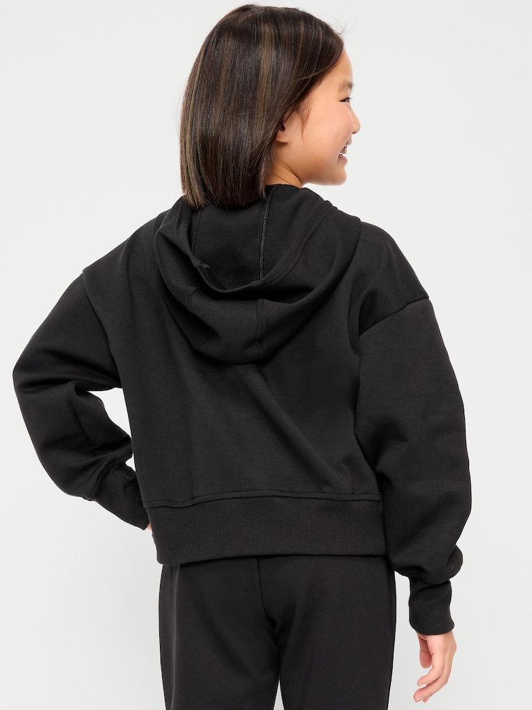 Oversized Dynamic Fleece Full-Zip Hoodie for Girls