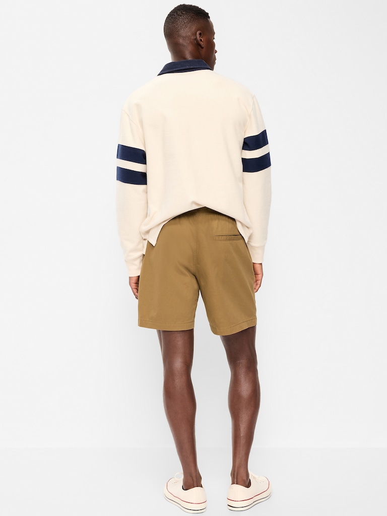 Twill Jogger Shorts -- 7-inch inseam