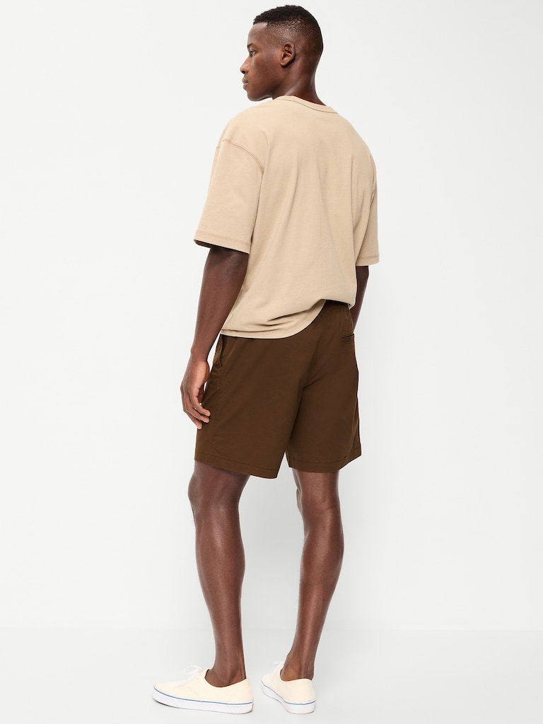 Twill Jogger Shorts -- 7-inch inseam