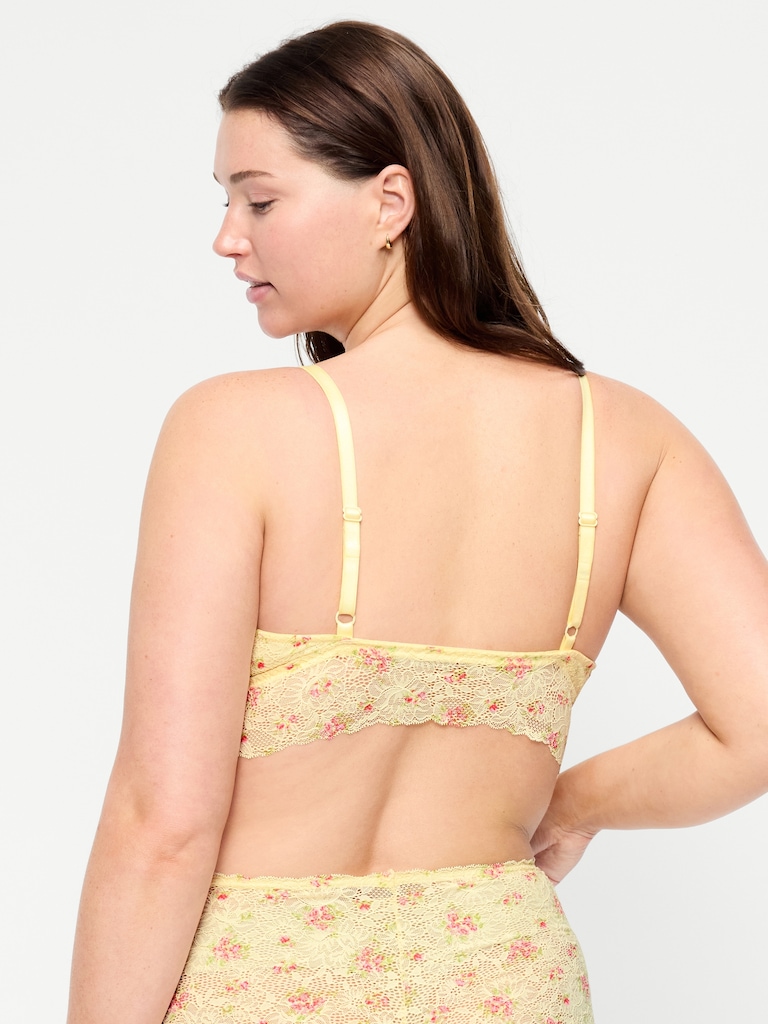 Lace Longline Bralette
