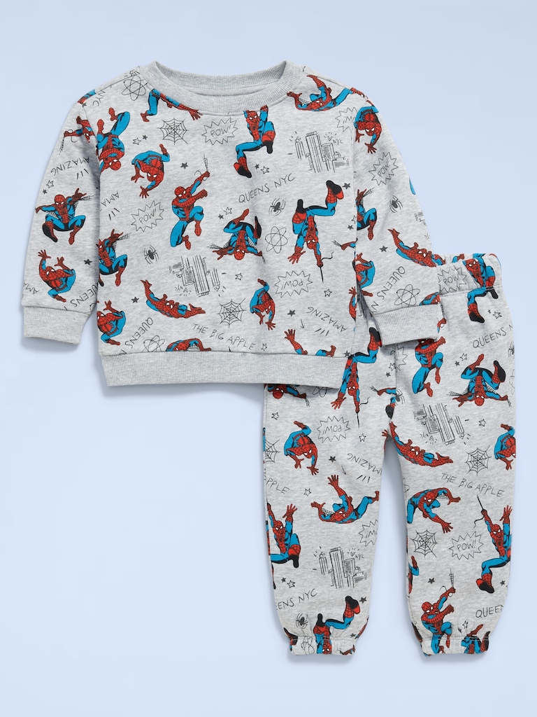 Old Navy x Marvel Spider-Man Oversized Sweatshirt and Joggers Set for Toddler Boys