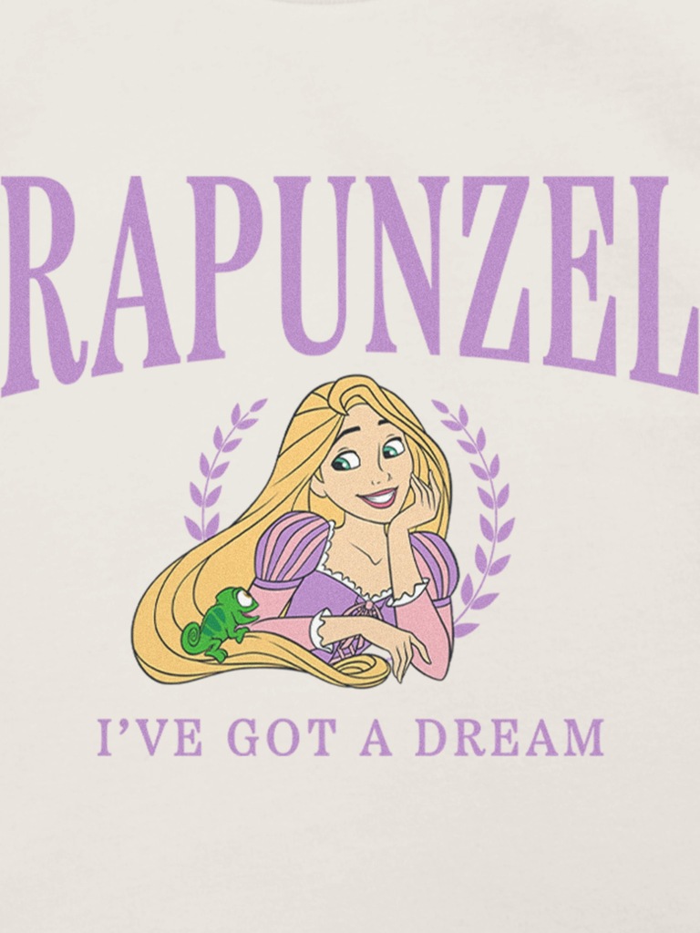 Toddler Rapunzel Collegiate Graphic T-Shirt