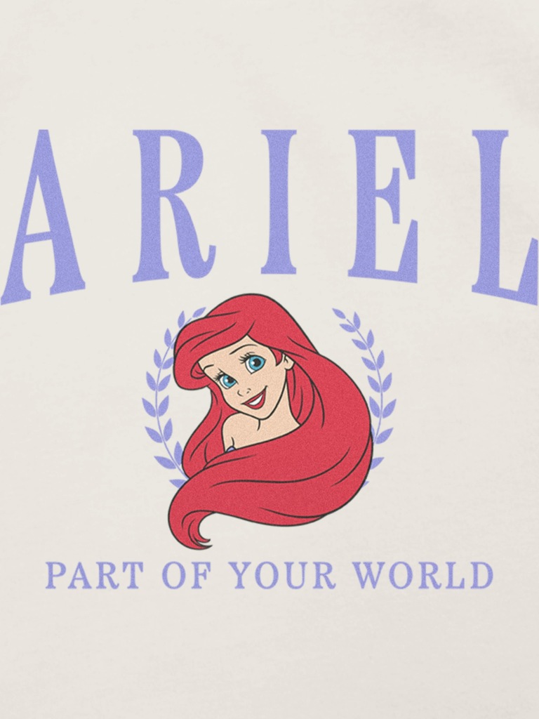 Toddler Ariel Collegiate Graphic T-Shirt