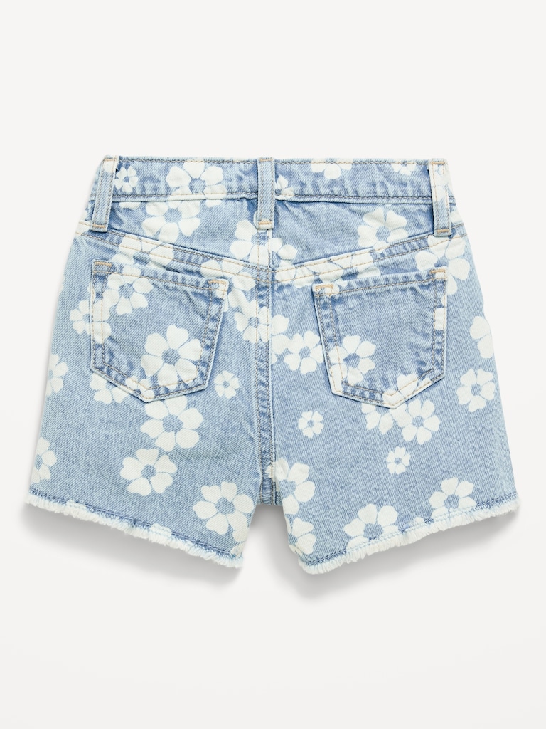 Ripped Frayed-Hem Jean Shorts for Toddler Girls