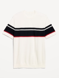 Relaxed Color-Block Sweater T-Shirt