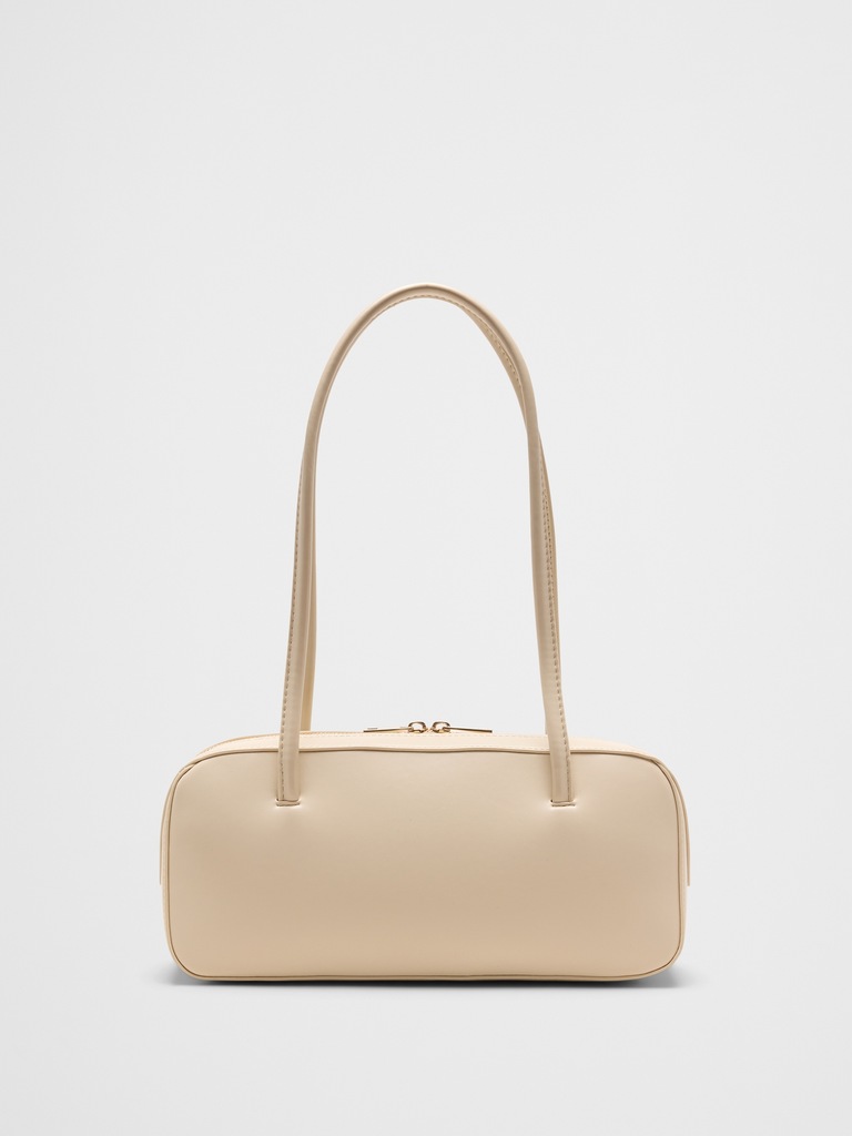 Vegan Leather East West Top Handle Bag