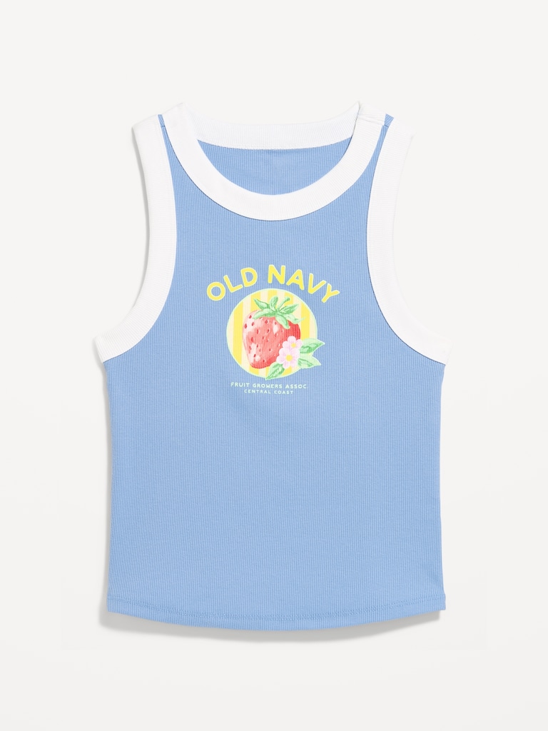 Snug Ribbed Crop Tank Top