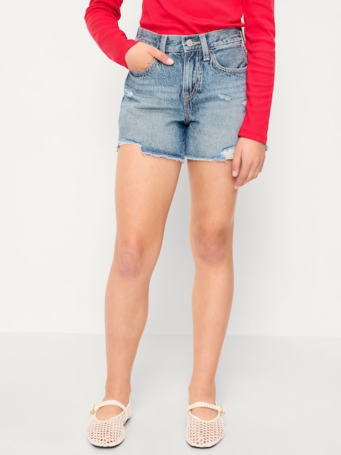 Short En Jean Fille Punkidz Taille 8 Ans - Occasion Très Bon état, Tour De Taille 60cm