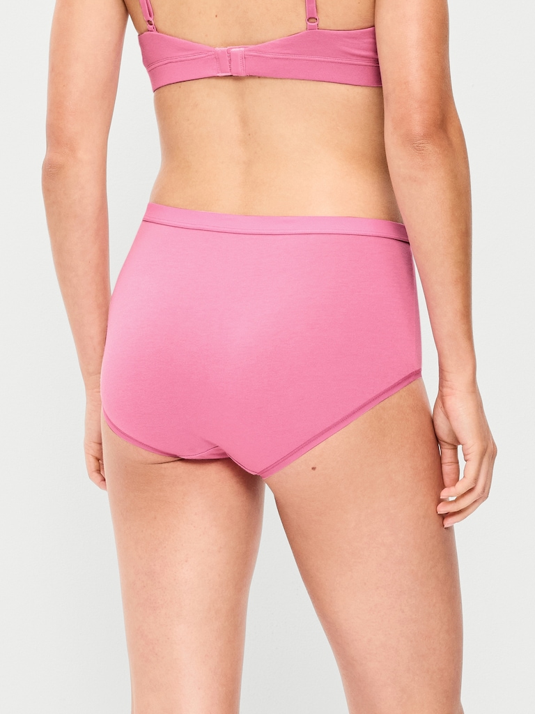 High-Waisted Everyday Brief Cotton Underwear