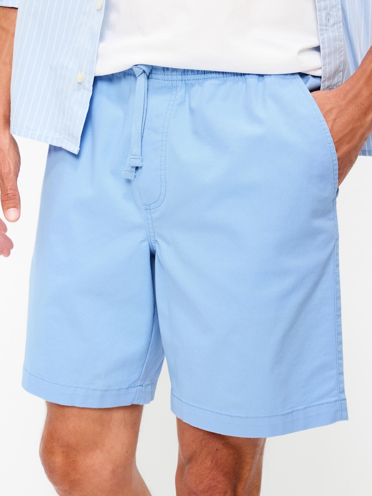Twill Jogger Shorts -- 7-inch inseam