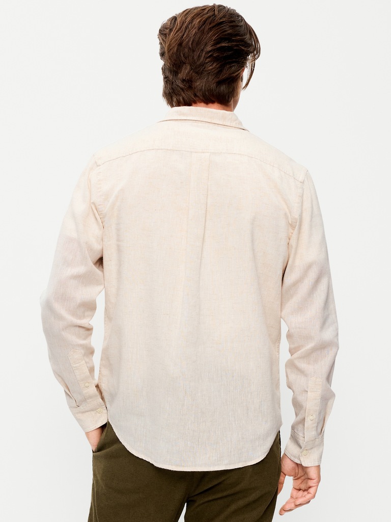 Classic Fit Linen-Blend Shirt