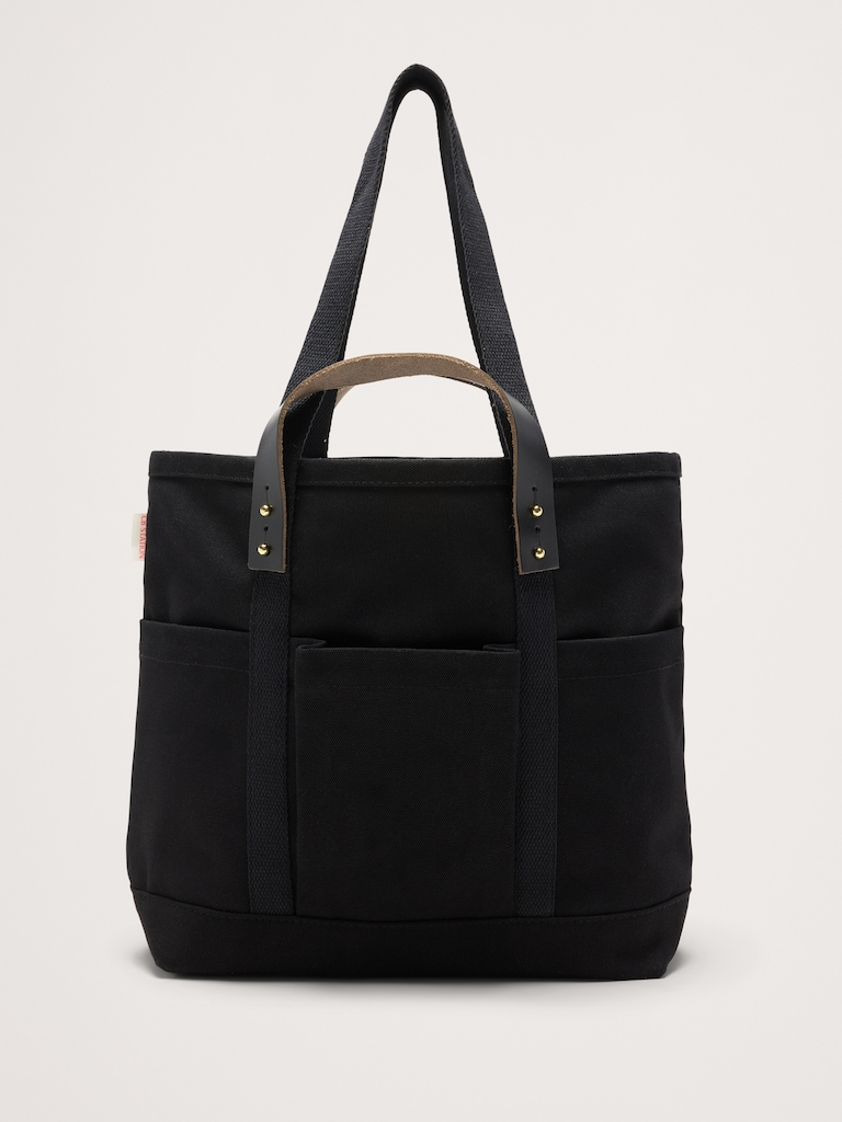Canvascraft Leather-Handled Tote by CB Station