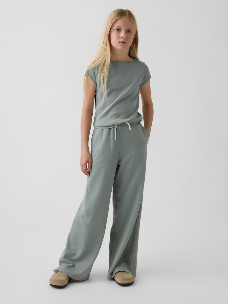 Kids Relaxed Wide-Leg Pants