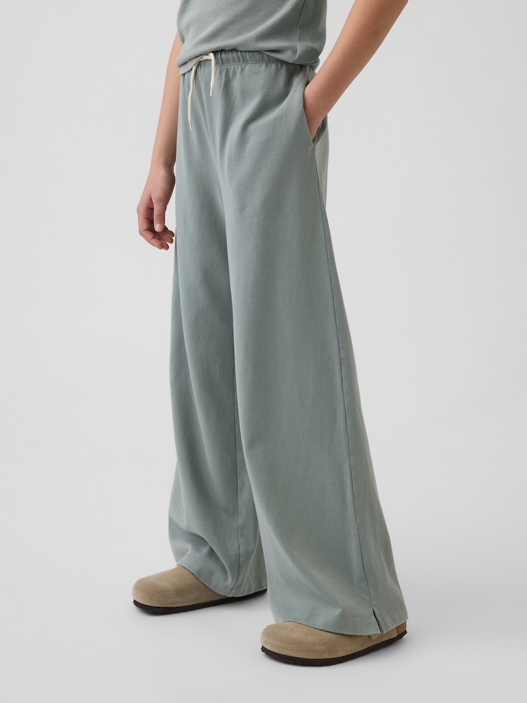 Kids Relaxed Wide-Leg Pants