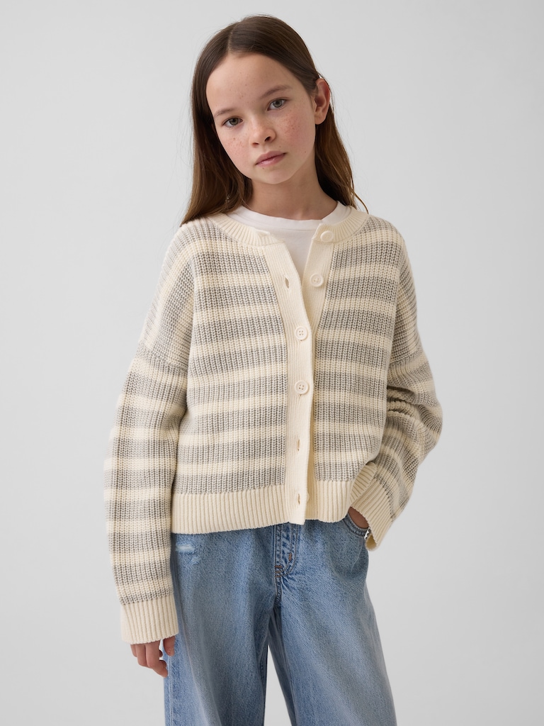 Kids Oversized Cardigan