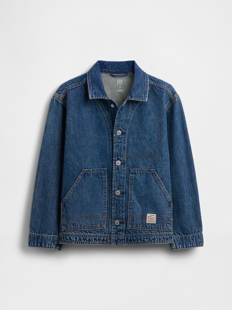 Kids Denim Chore Jacket