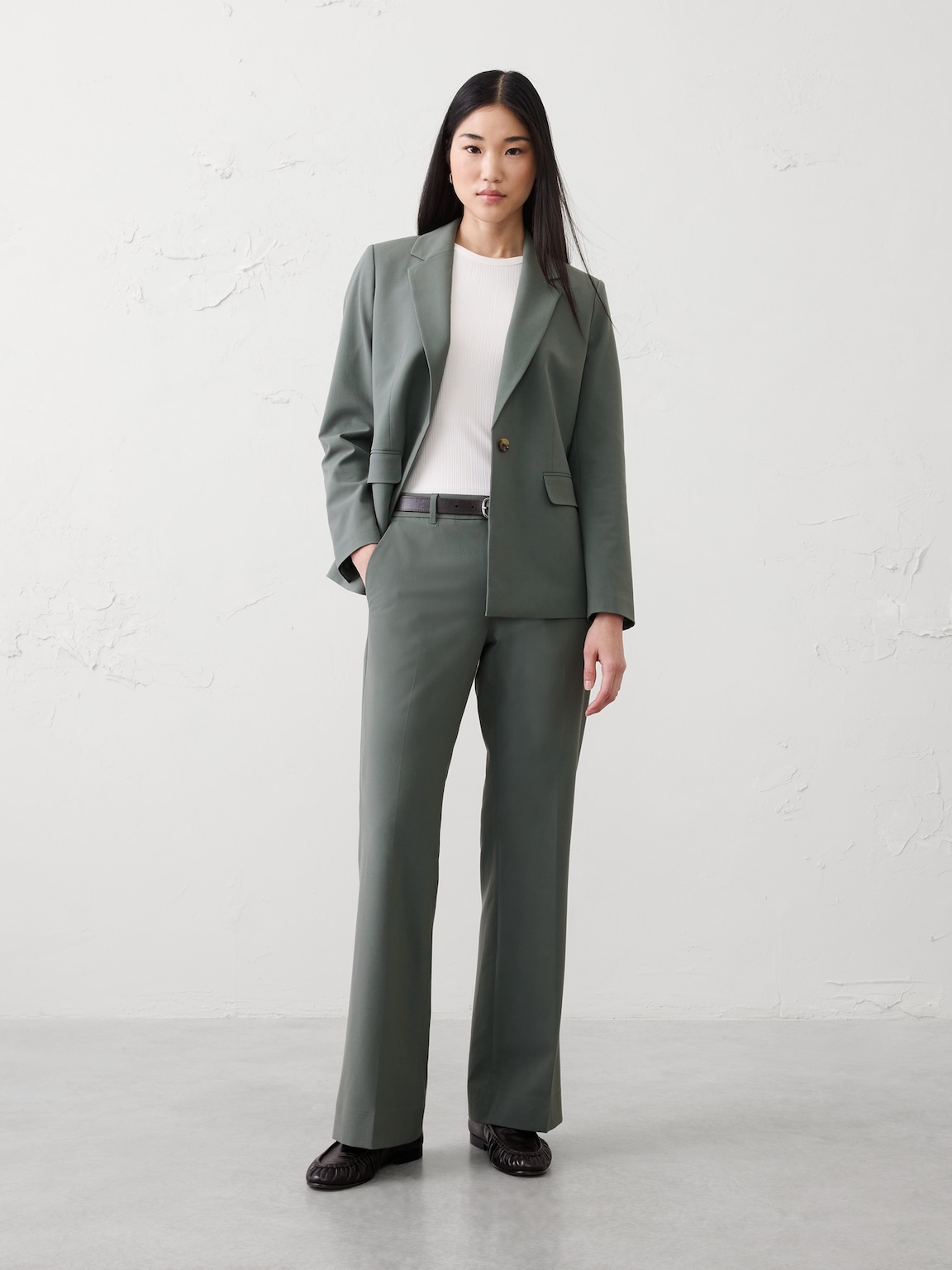Bootcut High-Rise Sculpted Trouser