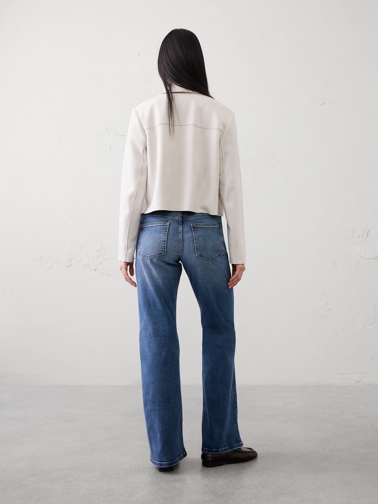 Bootcut Mid-Rise Slim Jean