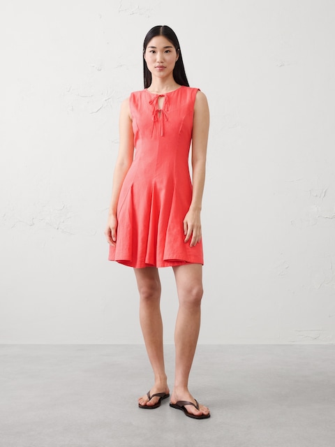 frame the linen day dress Frame Women's Linen Day Dress | White main image 0