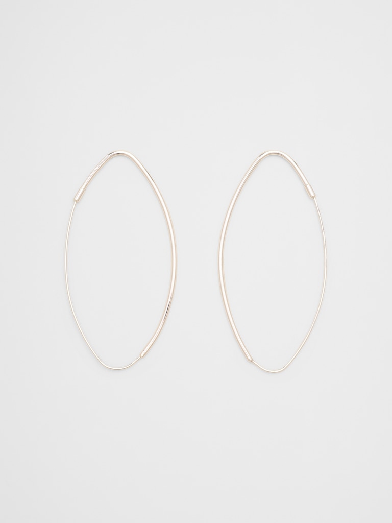 Wire Teardrop Earrings