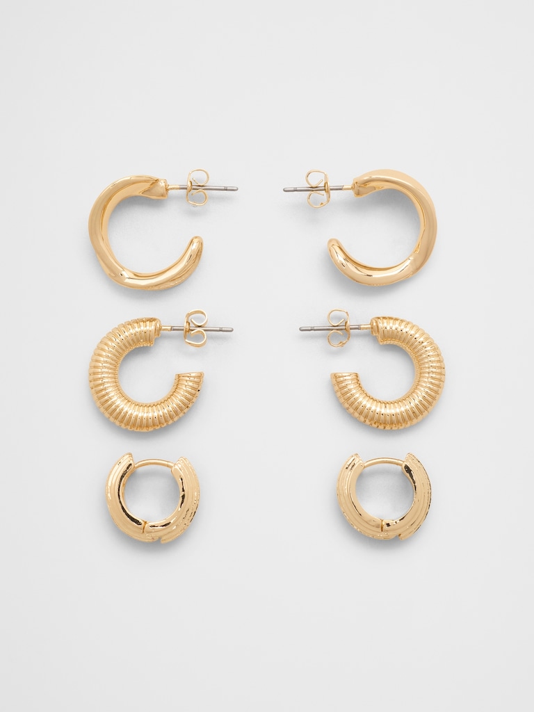Coil Earrings (3 Pack)