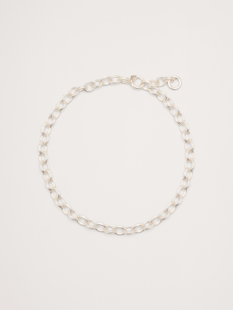 Double Oval Link Chain Necklace
