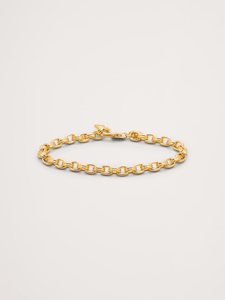 Mini Double Oval Link Chain Bracelet