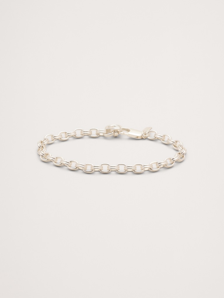 Mini Double Oval Link Chain Bracelet