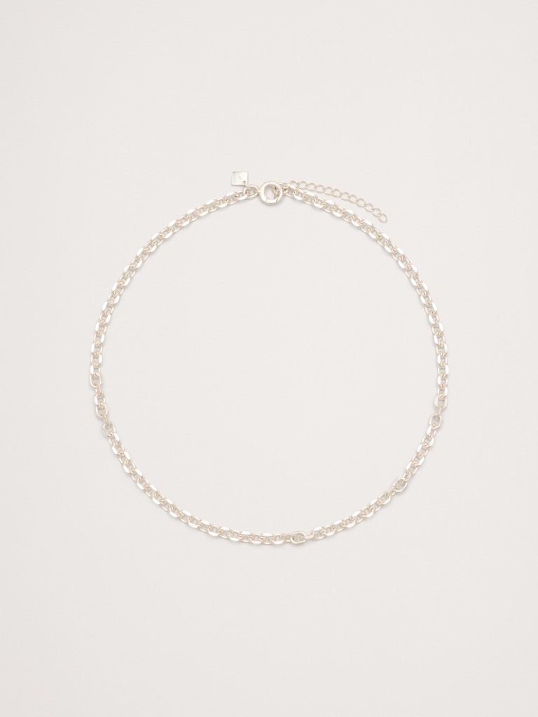 Mini Oval Link Chain Necklace