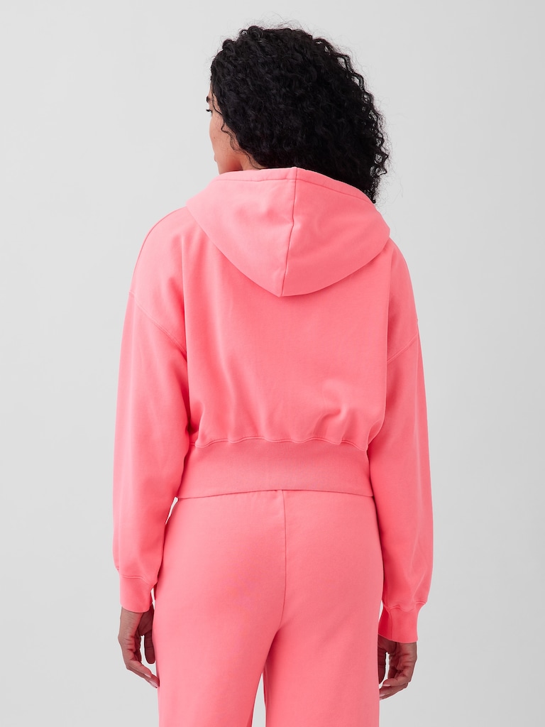 VintageSoft Wedge Zip Hoodie