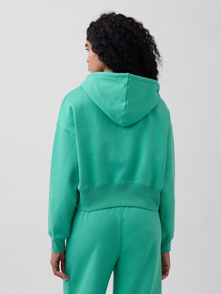 VintageSoft Wedge Zip Hoodie